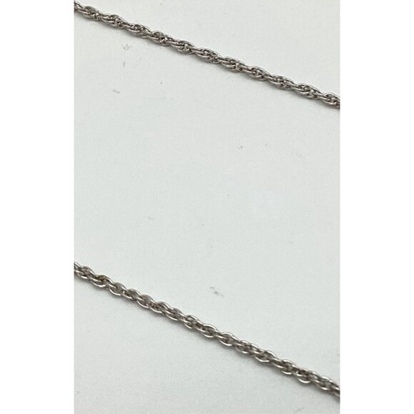 Vintage Siam Sterling Silver & Enamel Leaf Pendant Necklace 14.39g - 20" long - Picture 6 of 8